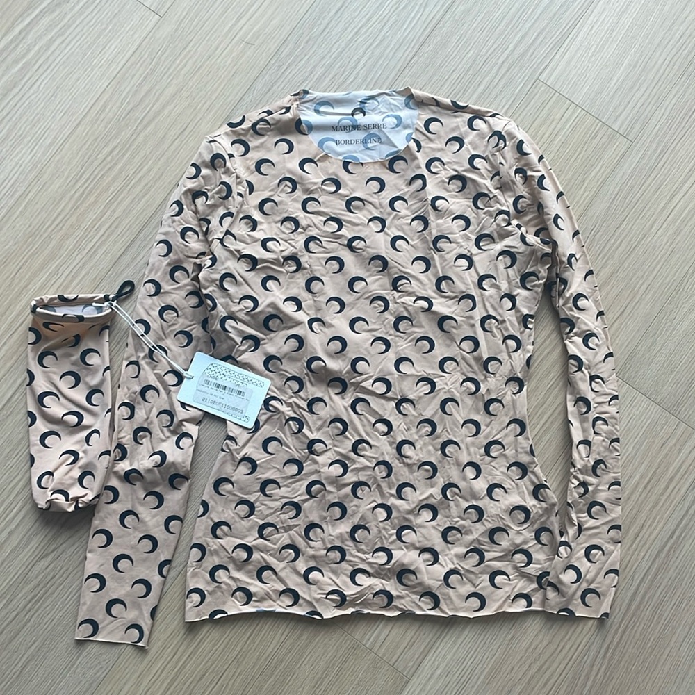 Marine Serre All Over Moon Long Sleeve